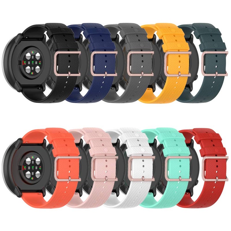 QGHXO حزام QGHXO لجهاز Polar Ignite 2، حزام بديل من السيليكون الناعم لجهاز Polar Ignite 3/ Unite/ Pacer/ Pacer Pro (بدون جهاز تتبع، أحزمة بديلة فقط) - Image 1